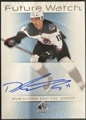 Dylan Guenther [Signature] #123 Hockey Cards 2022 SP Prices
