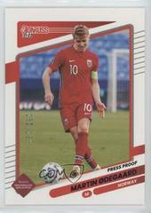 Martin Odegaard [Press Proof Purple] Soccer Cards 2021 Panini Donruss Road to Qatar Prices