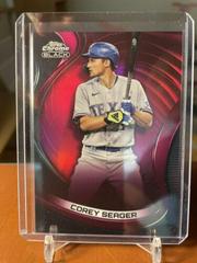 Corey Seager [Magenta] Baseball Cards 2022 Topps Chrome Black Prices