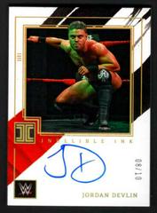 Jordan Devlin [Holo Gold] Wrestling Cards 2022 Panini Impeccable WWE Indelible Ink Autographs Prices