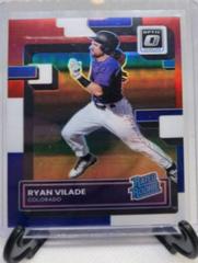 Ryan Vilade [Red White Blue] #64 Baseball Cards 2022 Panini Donruss Optic Prices