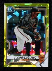 Marco Luciano [Yellow] #BDC-131 Baseball Cards 2021 Bowman Draft Sapphire Prices