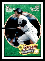 Cal Ripken Jr. Baseball Cards 2005 Upper Deck Baseball Heroes Prices