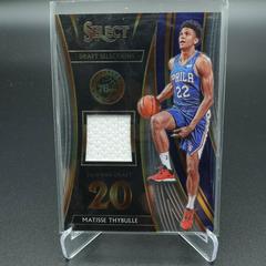 Matisse Thybulle #DS-MTH Basketball Cards 2019 Panini Select Draft Selections Memorabilia Prices