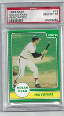Nolan Ryan [Perforated] #12 Baseball Cards 1986 Star Ryan Prices