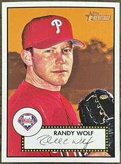 Randy Wolf [Black Back] #28 Baseball Cards 2001 Topps Heritage Prices