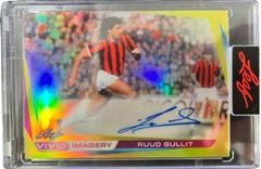 Ruud Gullit Soccer Cards 2022 Leaf Vivid Imagery Prices