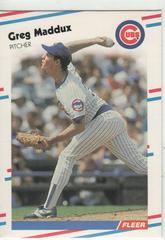 Greg Maddux #423 Baseball Cards 1988 Fleer Prices