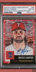 Bryce Harper [Toile Cream Red] #CPA-BH Baseball Cards 2022 Topps Chrome Platinum Anniversary Autographs Prices