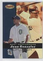 JUAN GONZALEZ #92 Baseball Cards 2020 Bowman's Best Prices