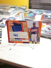 Anderson Fermin [Orange] Baseball Cards 2022 Panini Elite Extra Edition DPL Material Signatures Prices