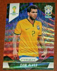 Dani Alves [Blue & Red Wave Prizm] #105 Soccer Cards 2014 Panini Prizm World Cup Prices