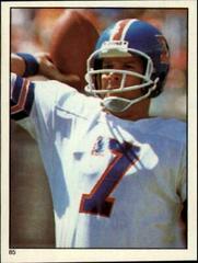 Craig Morton #85 Football Cards 1981 Topps Stickers Prices
