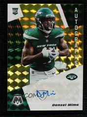 Denzel Mims [Gold] #RA25 Football Cards 2020 Panini Mosaic Rookie Autographs Prices