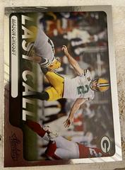 Mason Crosby #LC-4 Football Cards 2022 Panini Absolute Last Call Prices