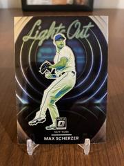 Max Scherzer #LO-9 Baseball Cards 2022 Panini Donruss Optic Lights Out Prices