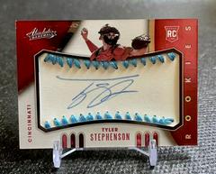 Tyler Stephenson [Material Signature Light Blue] #174 Baseball Cards 2021 Panini Absolute Prices