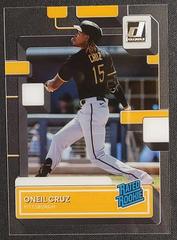 Oneil Cruz Baseball Cards 2022 Panini Chronicles Clearly Donruss Prices