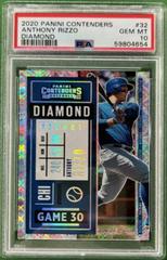 Anthony Rizzo [Diamond] #32 Baseball Cards 2020 Panini Contenders Prices