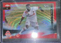 Ayo Akinola [Red Wave Refractor] Soccer Cards 2021 Topps Chrome MLS Prices