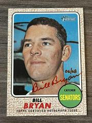 Bill Bryan [Red Ink] Baseball Cards 2017 Topps Heritage Real One Autographs Prices