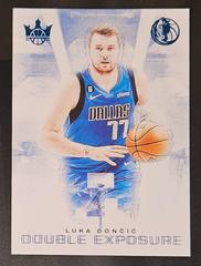 Luka Doncic [Amethyst] #17 Basketball Cards 2022 Panini Court Kings Double Exposure Prices