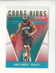 James Harden [Press Proof] #1 Basketball Cards 2018 Panini Donruss Court Kings Prices