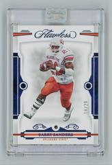 Barry Sanders [Sapphire] #8 Football Cards 2022 Panini Flawless Collegiate Prices