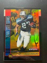 Eddie George [Gold Refractor] #30 Football Cards 2002 Bowman Chrome Prices