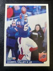Darryl Talley Football Cards 1992 Fleer Prices