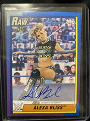 Alexa Bliss [Blue] Wrestling Cards 2021 Topps Heritage WWE Autographs Prices