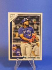 Vladimir Guerrero Jr. [Blue] Baseball Cards 2022 Topps Gallery Masterstrokes Prices