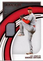 Shohei Ohtani [Red] #18 Baseball Cards 2022 Panini Immaculate Prices