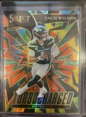 Zach Wilson [Tie Dye] Football Cards 2021 Panini Select Turbocharged Prices