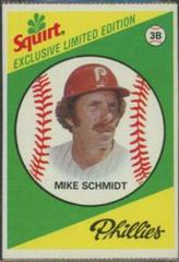 Mike Schmidt #8 Baseball Cards 1981 Squirt Prices