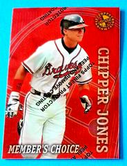 Chipper Jones [Members Choice] Baseball Cards 1996 Stadium Club Prices