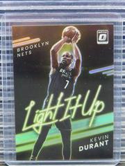 Kevin Durant [Holo] Basketball Cards 2021 Panini Donruss Optic Light It Up Prices
