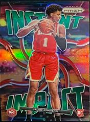 Jalen Johnson [Green Prizm] #23 Basketball Cards 2021 Panini Prizm Instant Impact Prices