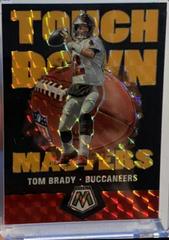 Tom Brady [Orange Fluorescent] #TM2 Football Cards 2020 Panini Mosaic Touchdown Masters Prices