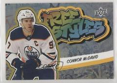 Connor McDavid [Gold] Hockey Cards 2022 Upper Deck Freestyles Prices