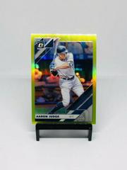 Aaron Judge [Lime Green] #121 Baseball Cards 2019 Panini Donruss Optic Prices