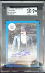 Undertaker [Blue] Wrestling Cards 2017 Topps WWE Heritage Autographs Prices