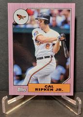 Cal Ripken Jr. [Pink] Baseball Cards 2022 Topps Mini 1987 Prices