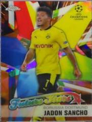 Jadon Sancho [Orange] #78 Soccer Cards 2020 Topps Chrome UEFA Champions League Sapphire Prices