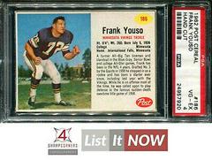 Frank Youso [Hand Cut] Football Cards 1962 Post Cereal Prices