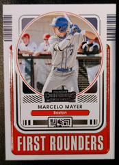 Marcelo Mayer #FR-MM Baseball Cards 2021 Panini Contenders First Rounders Prices