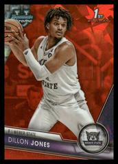 Dillon Jones [Orange] #1 Basketball Cards 2023 Bowman Chrome University Sapphire Prices