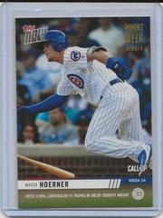 Nico Hoerner [Gold Winner] #MOW-24W Baseball Cards 2019 Topps Now Moment of the Week Prices