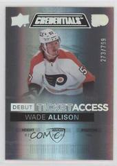 Wade Allison #111 Hockey Cards 2021 Upper Deck Credentials Prices