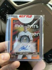 Joe Mauer [Orange] #FMA-JM Baseball Cards 2023 Topps Finest Moments Autographs Prices